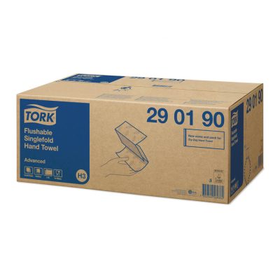 Servetele in V pt dispenser, albe, 23x23cm, 2 straturi, 15set/bax Tork 290190